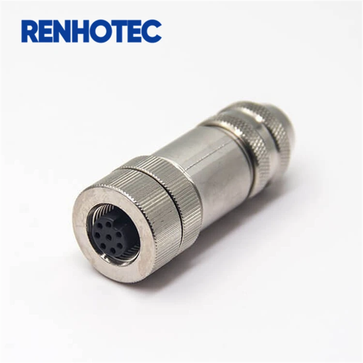 M12 Aviation Connector Waterproof Plug Video