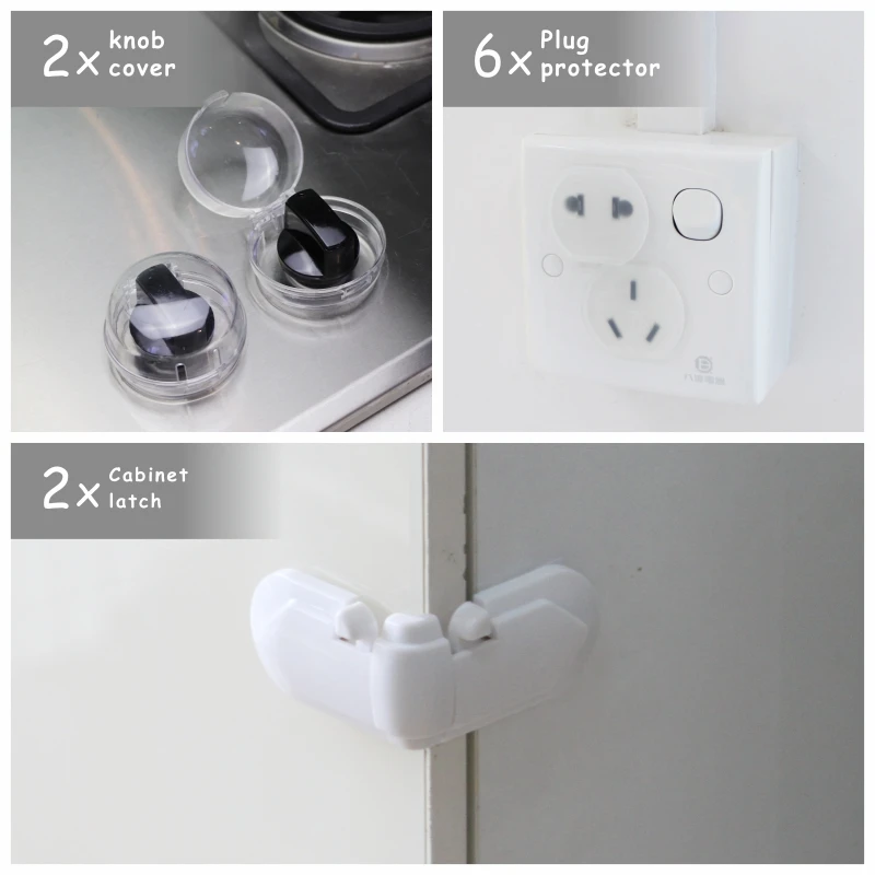 2pcsOven Door Lock child proof cabinet locks Baby Proof Cabinets