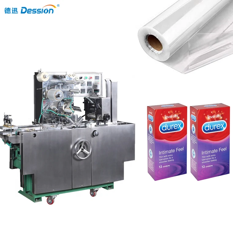 Automatic Cellophane Wrapping Machine Perfume Box Cellphone Overwrapping Machine