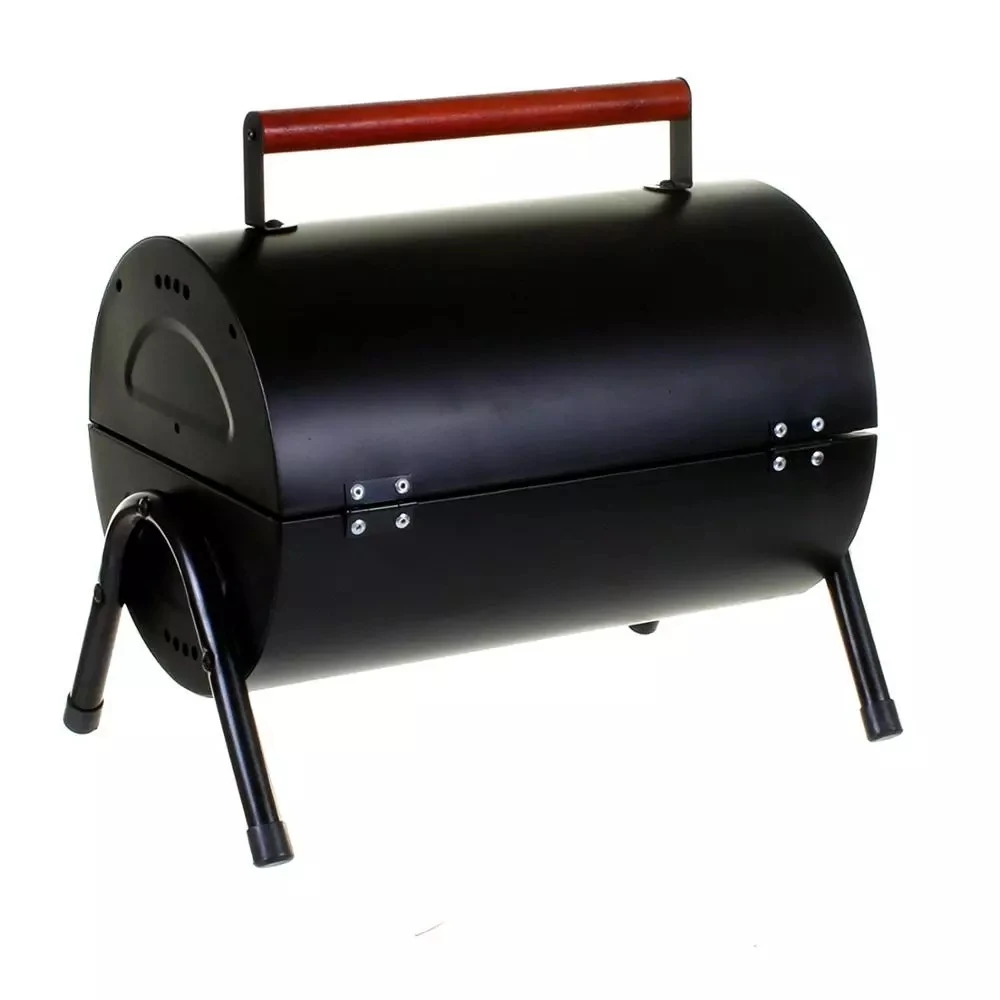 Factory Price Stainless Steel Compact Portable Mini Oil Drum Cooking Double Side Bbq Grills for Outdoor