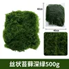 500 grams of dark green filamentous moss