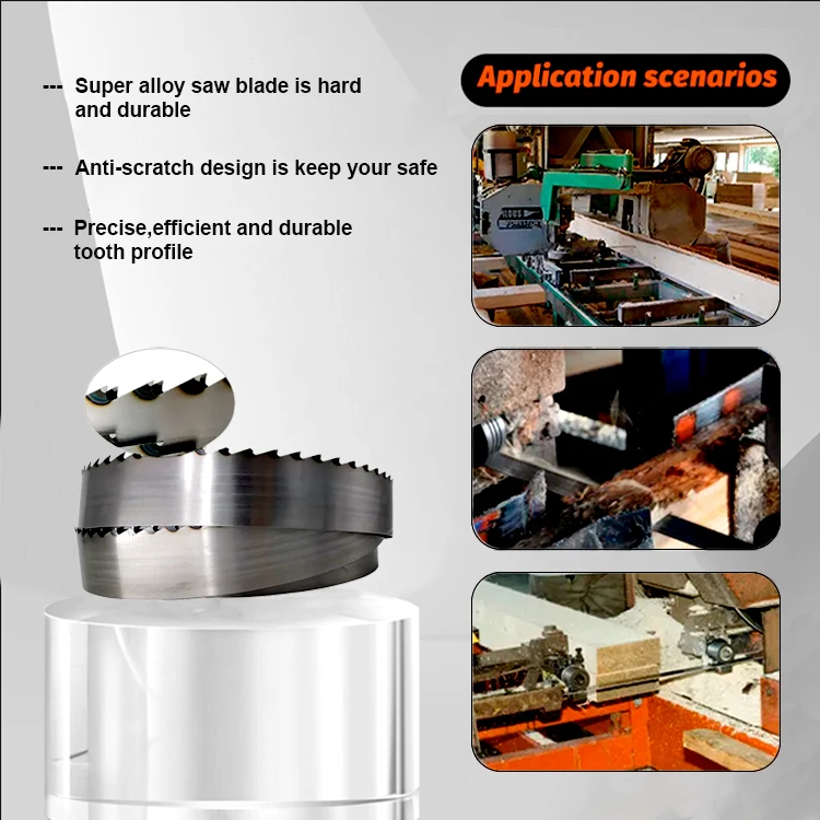Multiple Use Industrial Tool 6k Circular Knife Welding Tct Alloy  Tipped Teeth Stellite Band Saw Blade for Hardwood Cutting