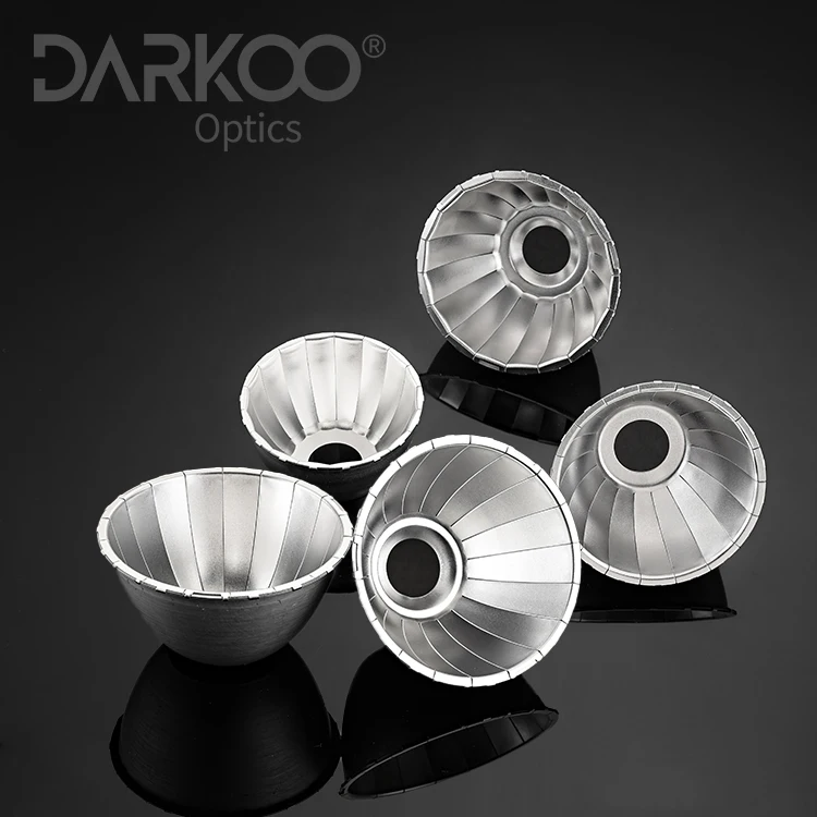 Parabolic Aluminized Led Light Cob Reflector 92Mm 24 Degree Downlight Reflector
