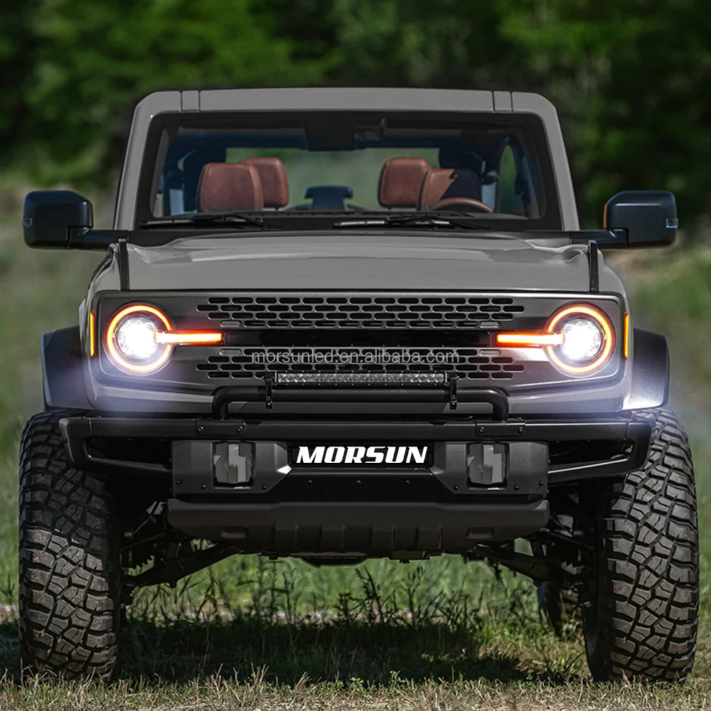 Left Driver Side LED Headlight For 2021-2024 Ford Bronco Sport (Non-Signature)