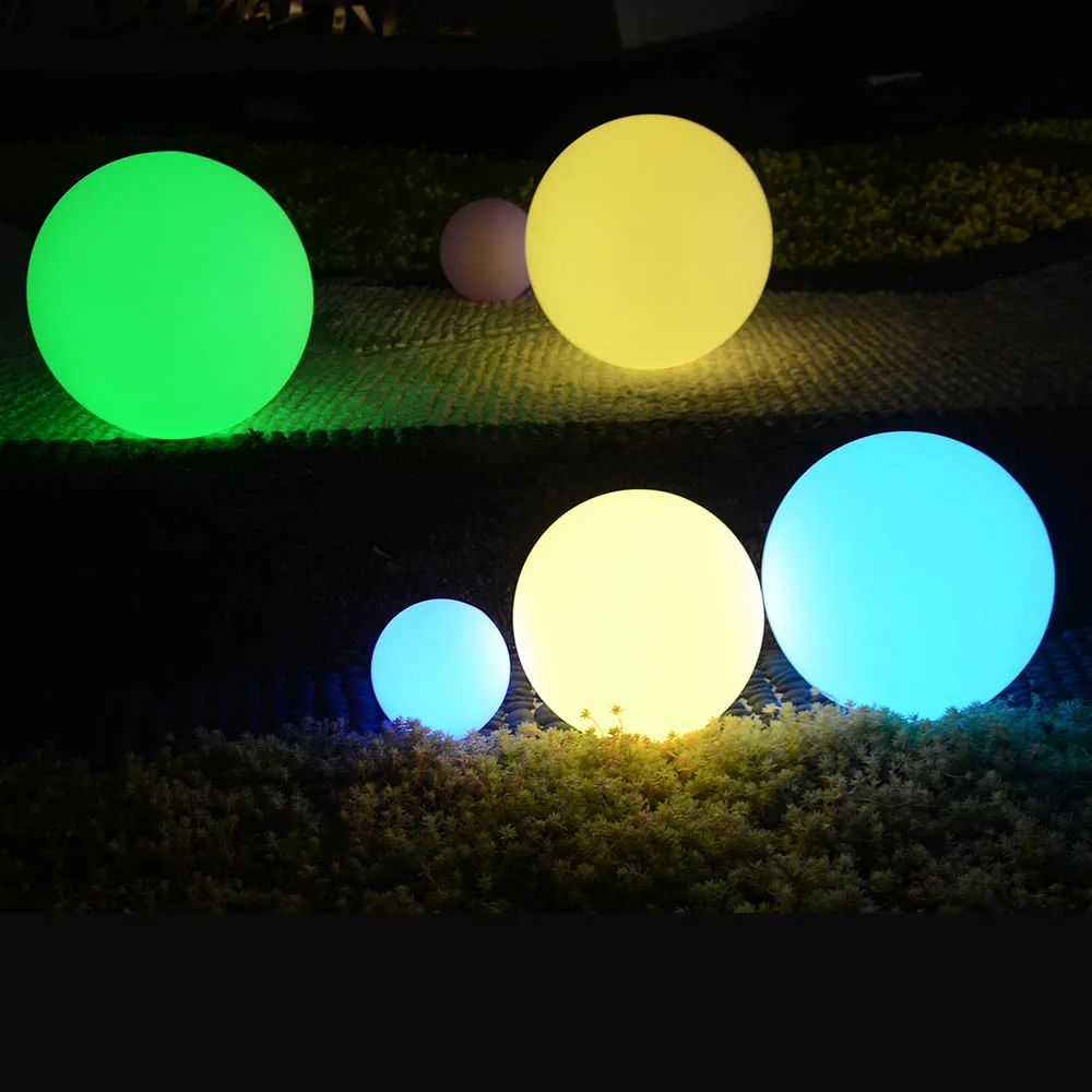 Led Ball Rechargeable Waterproof Outdoor Large Plastic Illuminated Led Light Ball  LED Light