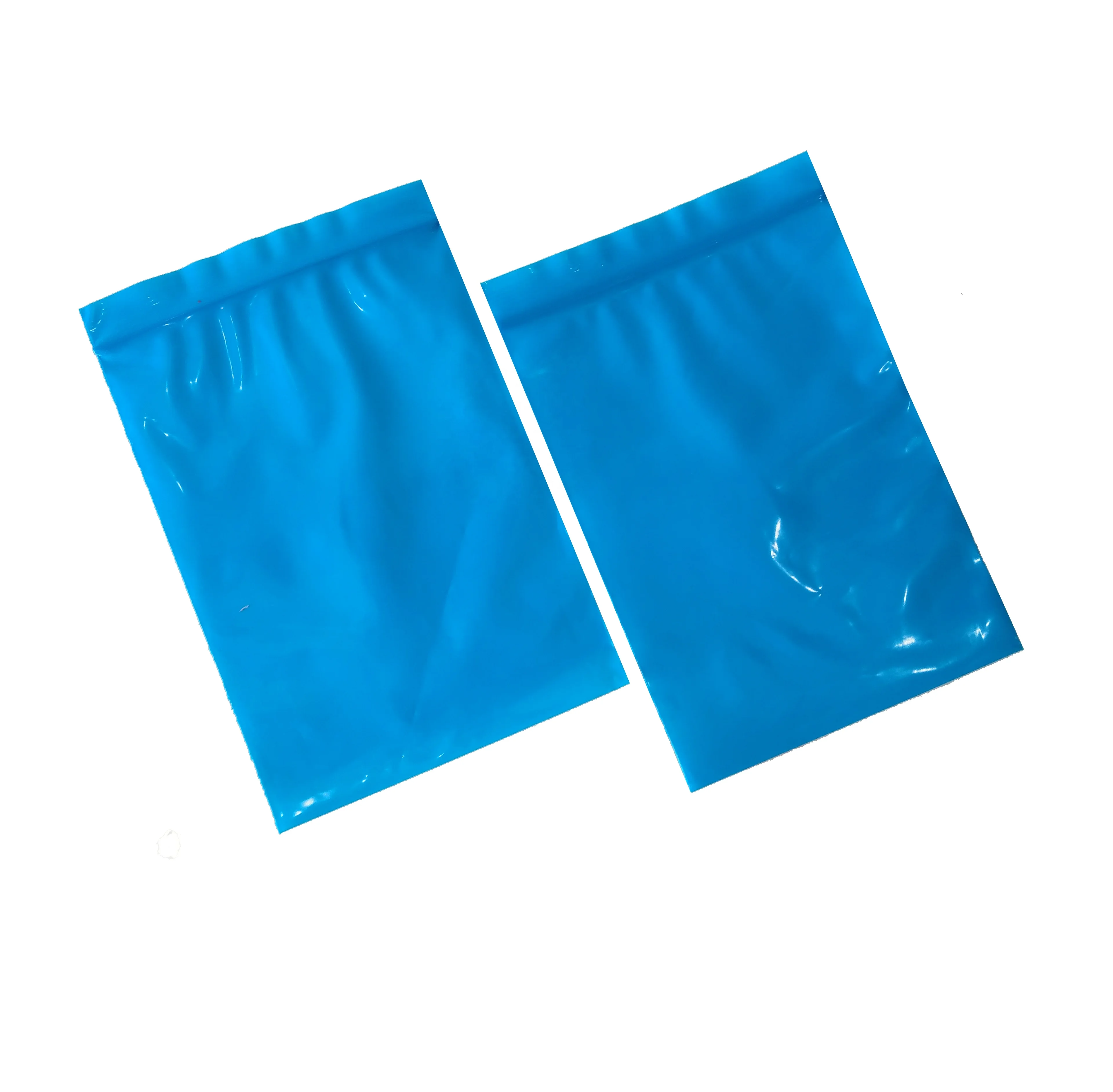 LDPE/HDPE Blue Plastic Zip Lock PE Bags Cheap Vacuum Sealed