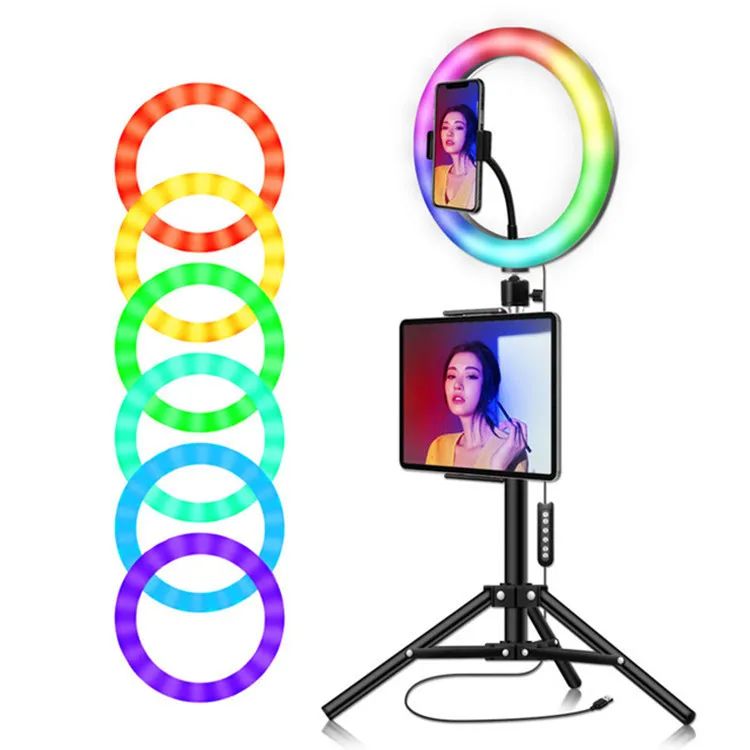 Ring Light With Wireless Remote And Ipad Holder 19 Inch