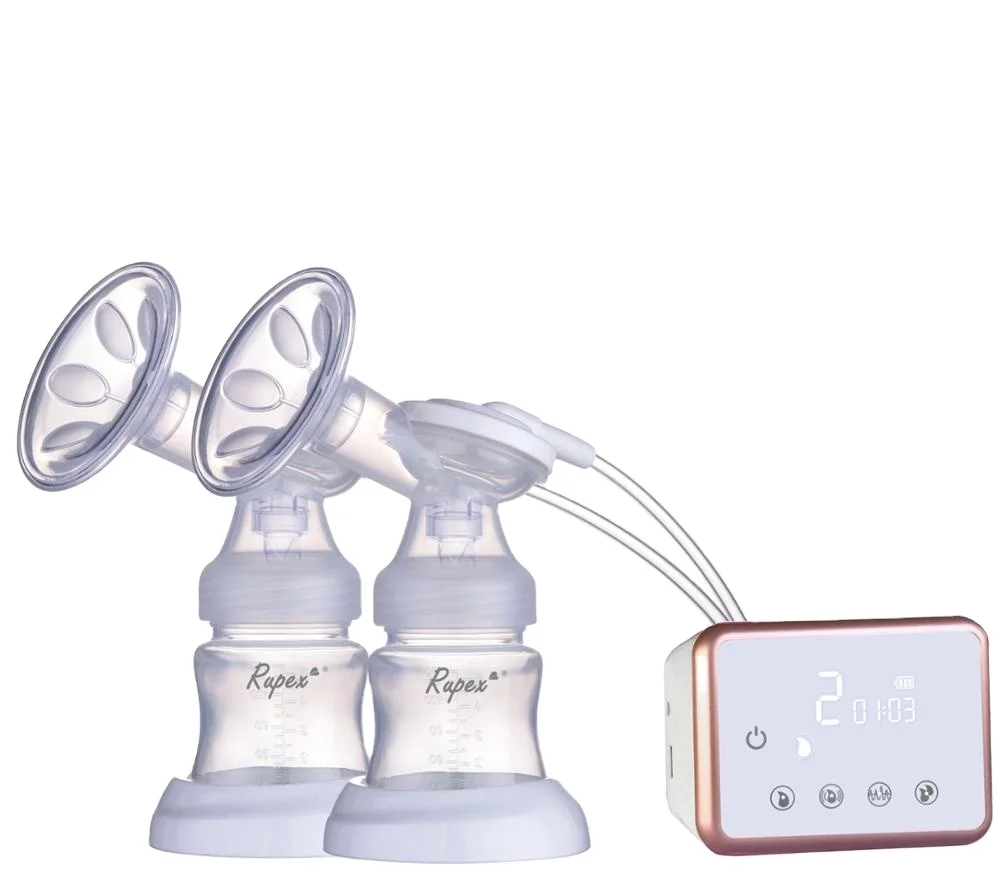 China Factory RUPEX OEM Baby Accessories Full Touch Automatic Double Breast  Pump