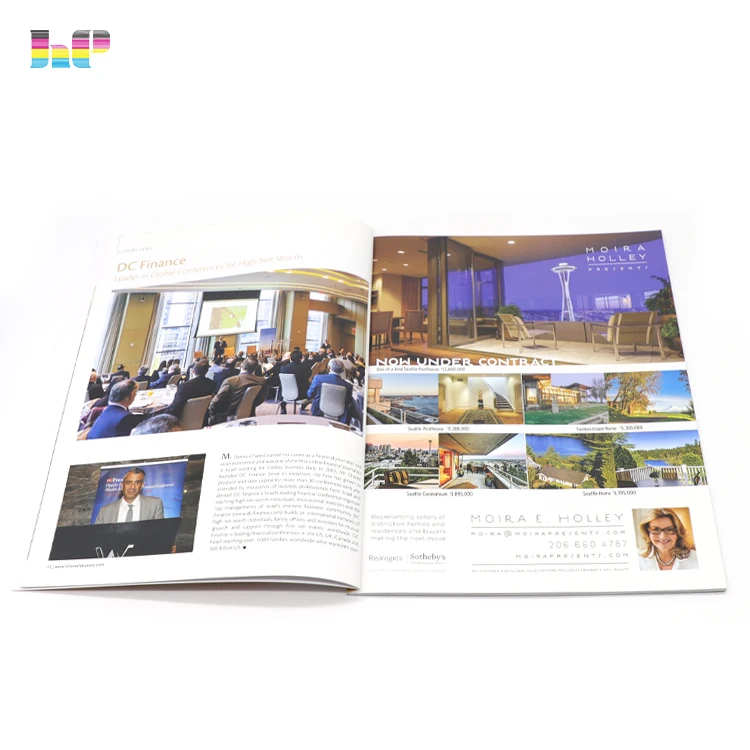 China Professional High Quality Holiday Village Publicity Brochure Leisure and Entertainment Magazine Printing Services
