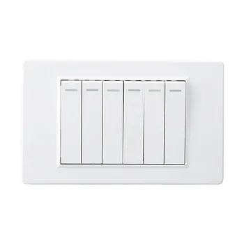 Wall switches and sockets Type 118 American/Thailand/Universal US Standard with USB/Type-c/GFCI/light switch and outlets