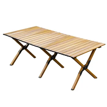 Customized Portable Folding Picnic Table and Chairs Aluminum Outdoor Camping Stacking Set Option