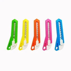 Stainless Steel Candy Color Utility Mini Knife Wallpaper Cutter Knife Unpacking Express Artifact Utility Knife