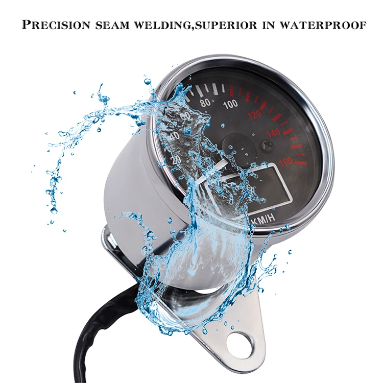 Крутой светодиодный фонарь Универсальный одометр спидометр для мотоцикла км/ч