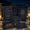 Starry Night Wedding Invitation