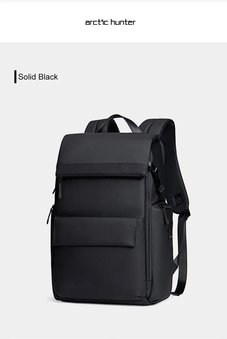 2023 arctic hunter USB Charger men's Backpack Smart Laptop Backpack Bag Multifunction Soft Fashion Waterproof mochila