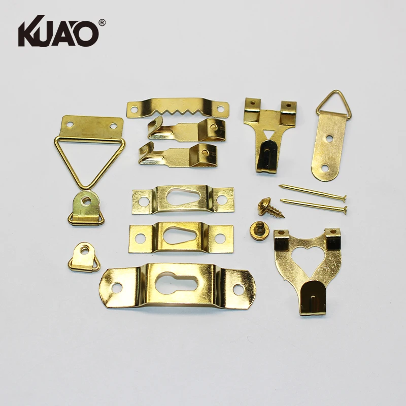 Heavy Duty Picture J Sawtooth Hanger Picture Hook Hardware Double Photo Frame Hook for Photo Frames and Wall Decor