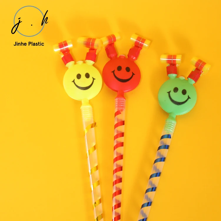 Большой свисток со смайликом дракона детская игрушка длинный гудок