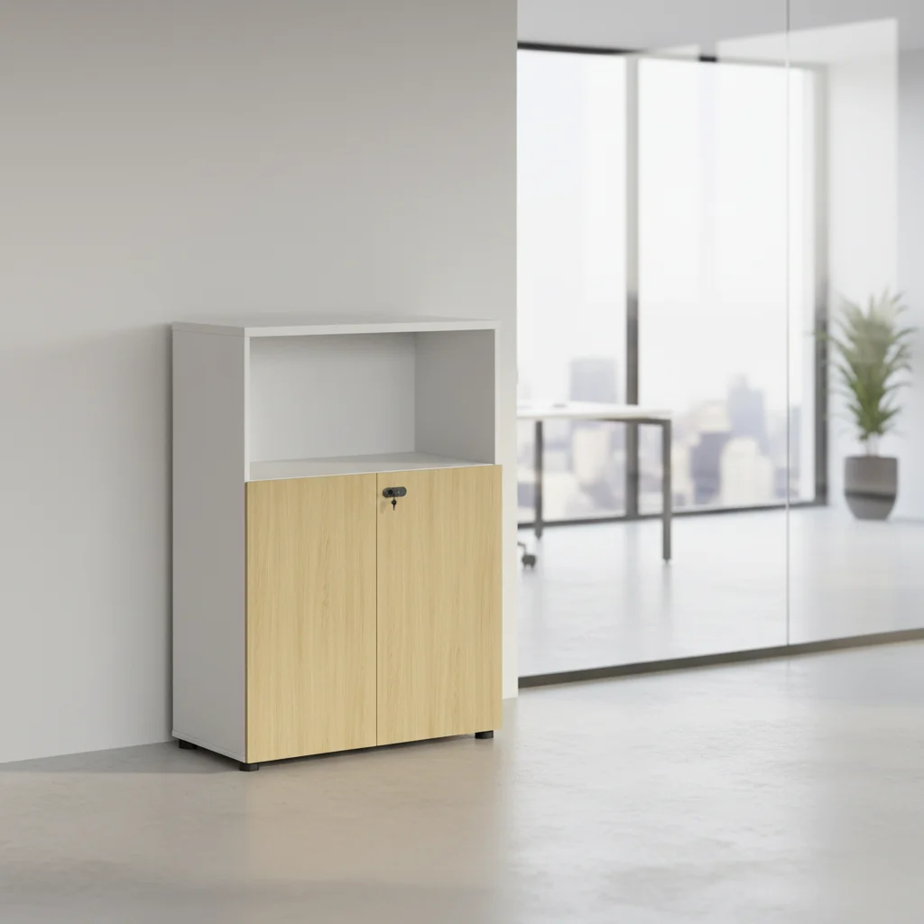 Modern Solid Wood Filing Cabinet and Document Organization Home Office Storage Solution with Large Capacity and Durable Design 6