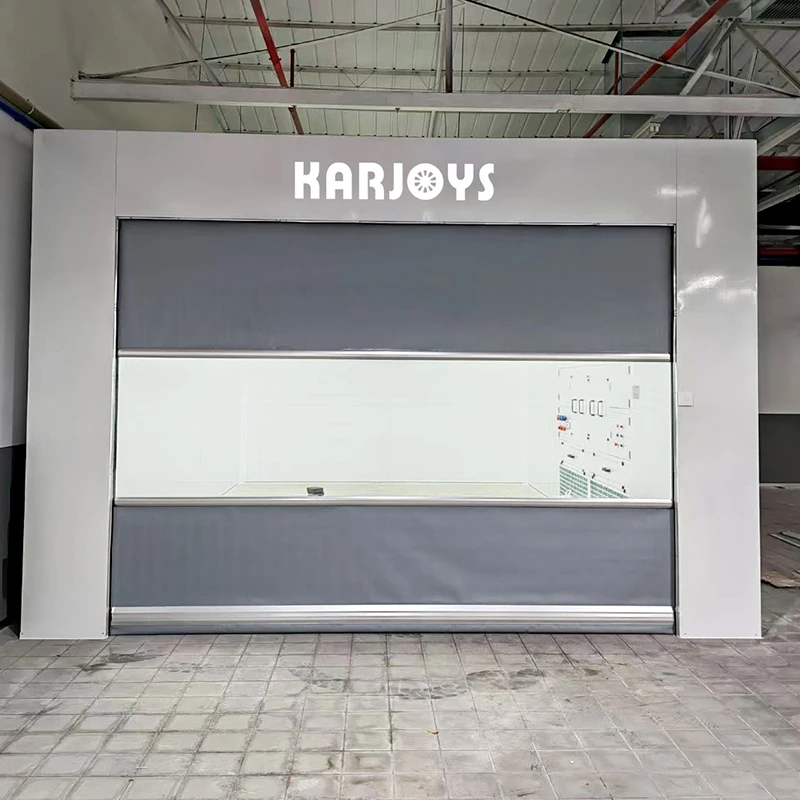 KARJOYS 차량 광택실 LED 조명, 맞춤형 크기, CE 인증, 스테이션 샌딩 부스 KJ-GMF01, 220V/380V