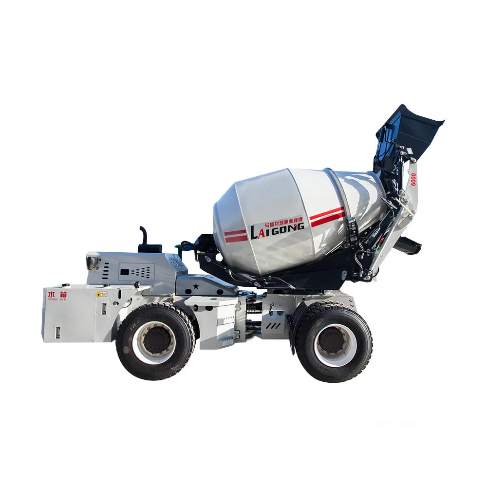 Laigong H30 Self Loading Concrete Drum Mixer Truck Cement Mixer 3cbm