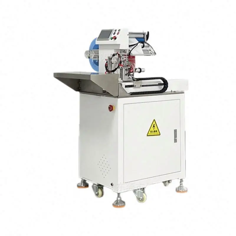 TEBAK Automatic Line Cords Wire Flag Labeling Tube USB Wire Labeler Folder Toothpick Flag Sticker Flag Sticker Folding Machine