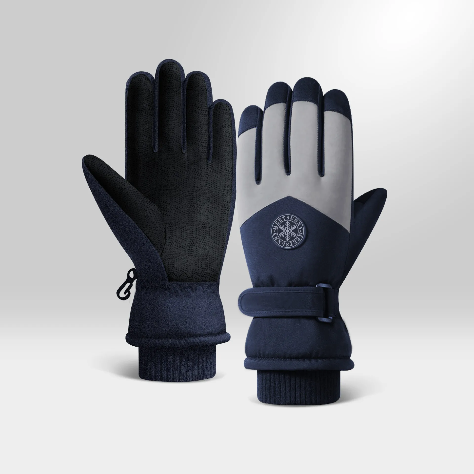 Colorful Custom Touch Screen Windproof Waterproof Snow Warm Winter Snowboard Gloves Ski for Women Man