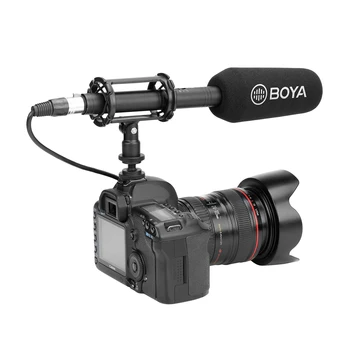 BOYA BY-PVM3000L Hot Selling Microphone Condenser Shotgun Studio Microphone Cardioid Handheld Mic for Interview Audio Camera detail image