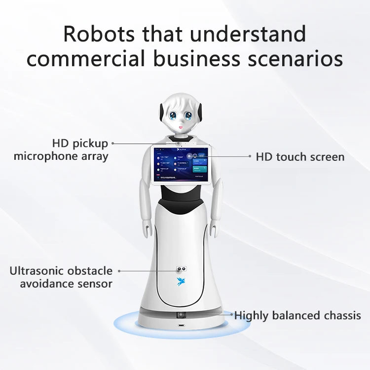 Automatic Screw Robot Humanoids Smart Intelligent Maid Wholesale Reception Welcome Humanoid Service Robot