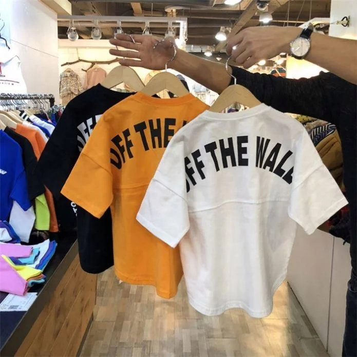 
 Новинка, Лидер продаж, модная Детская городская футболка с вашим логотипом  