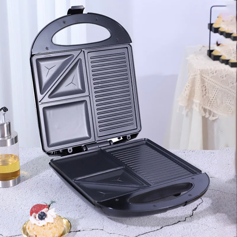 RESONKO SW063 Electric Multifunctional Sandwich Maker Breakfast Cake Pancake Double-sided 3D Surround Heating Panini Grill Press H0682365627154c4abfd44e602632e12dO
