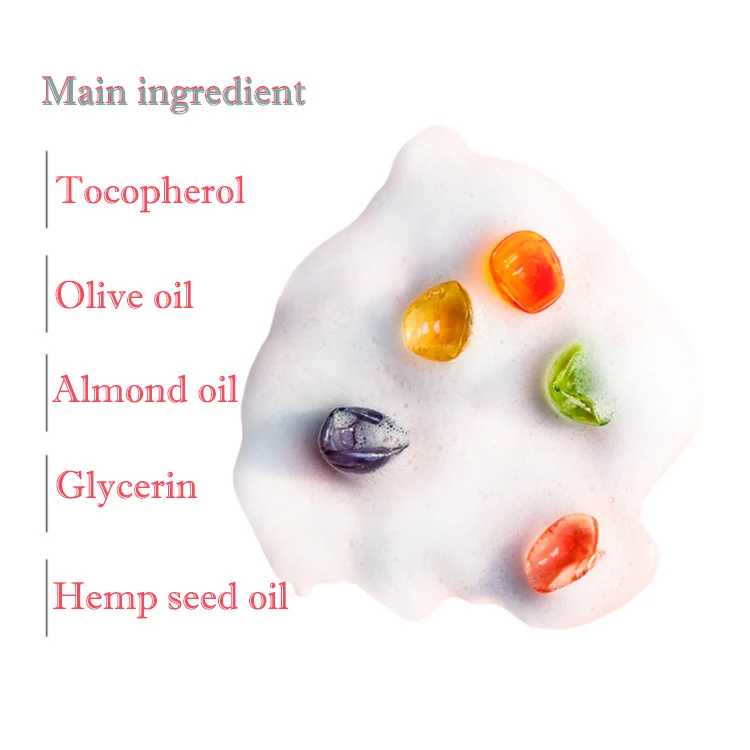 Bestseller Wholesale Bath Pearls Red Heart Shape Round Whitening Moisturizing Bath Beads Bath