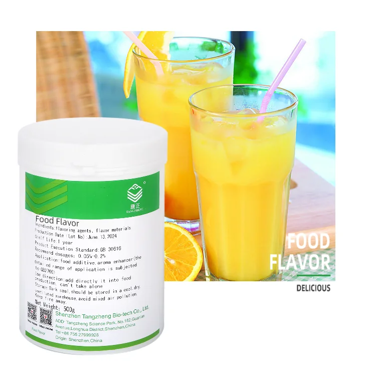 Orange Flavor Enhancer Concentrate Fruit Flavored Drink Powder Flavoring Agent for Orange