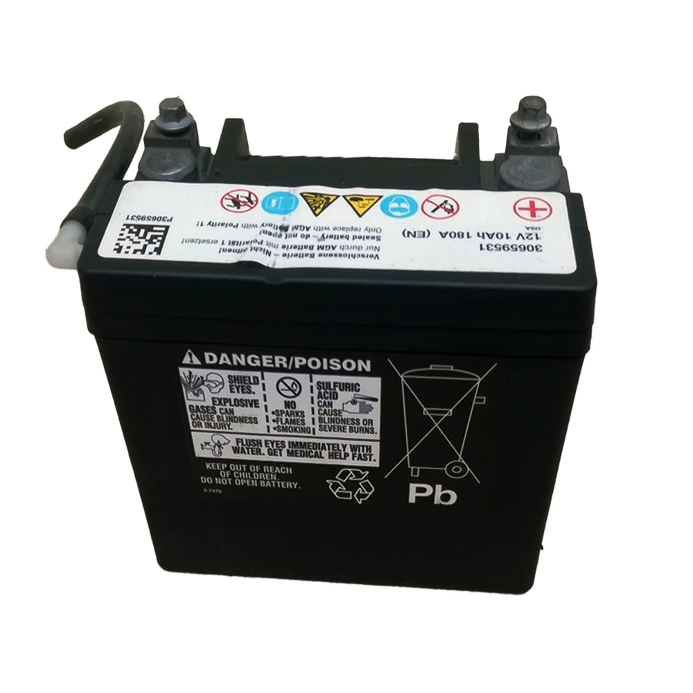 LSA12-10V 10Ah auto Car Battery start and stop For Volvo V40 V60 S60 S80 XC40 XC60 XC60 XC90 800AGM 31358957 A0009829508