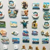 Resin hand-painted fridge magnet