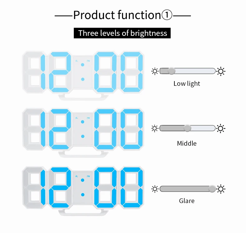 Usb Power Factory Most Popular For Bedroom With Thermometer Wall Mounted Clocks Clock
