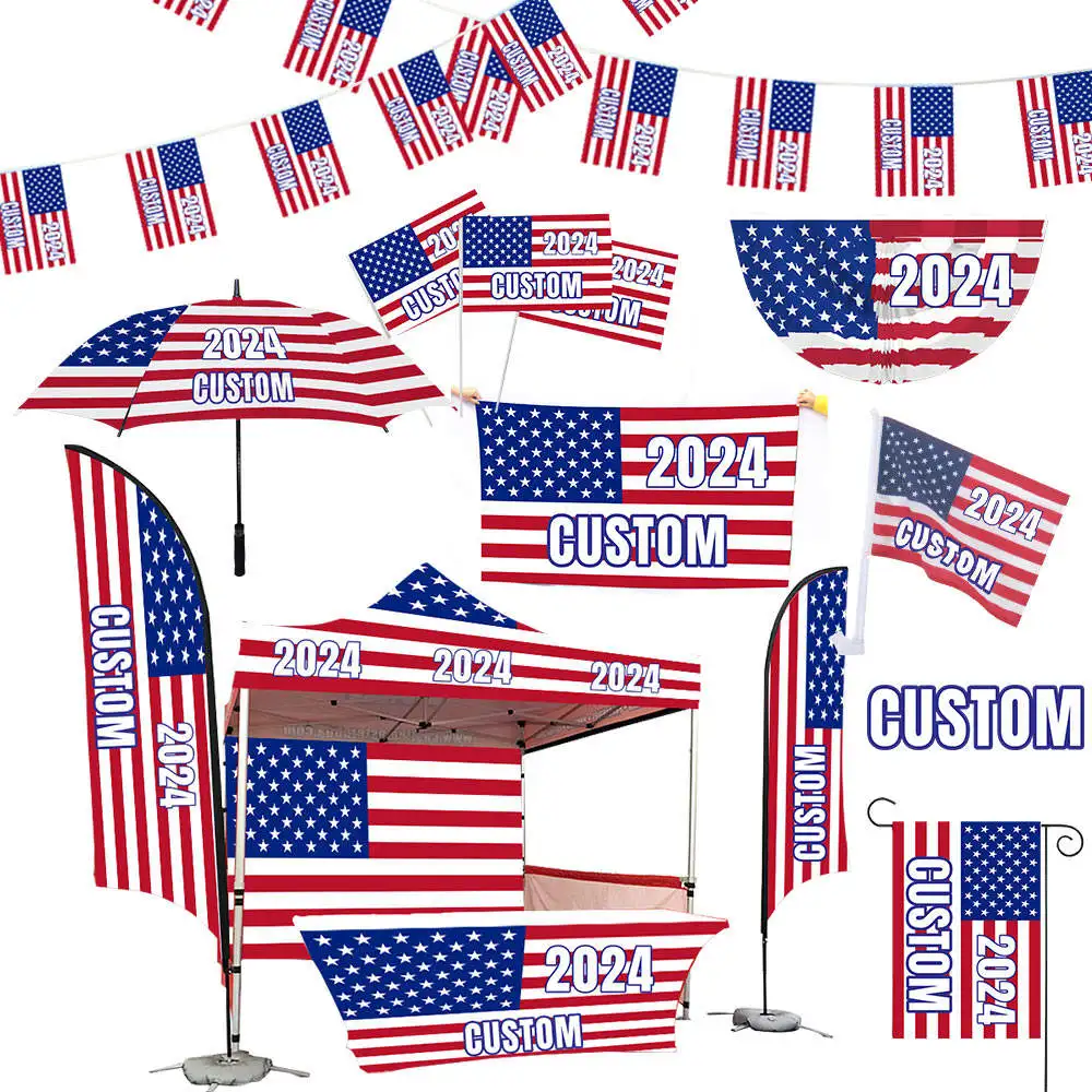2024定制印刷美国总统选举带回美国政治选举竞选商品
