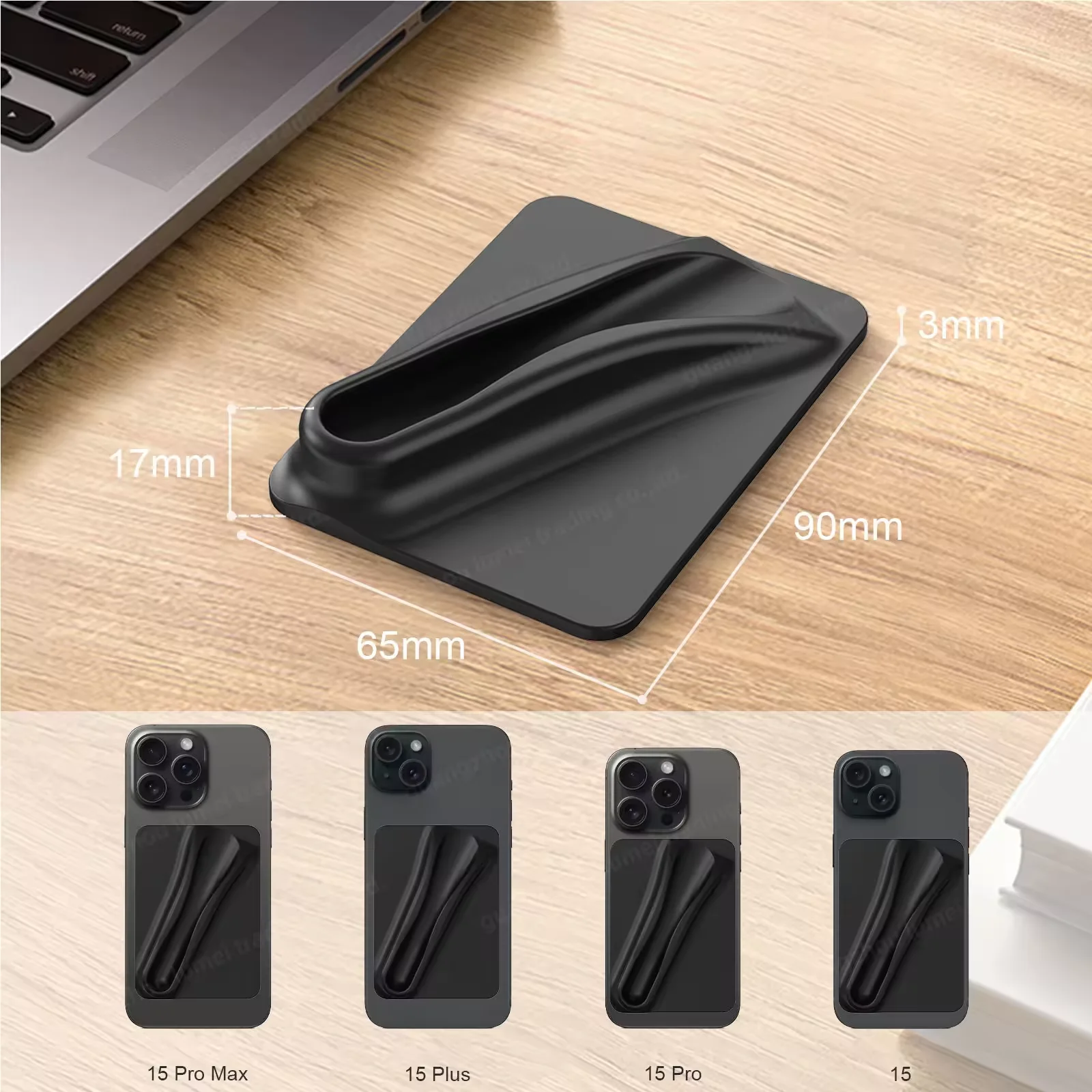 Phone case Adhesive Sticker for Lip Treatment Lip Tint Mobile Phone Covers Lipstick Silicone Holder