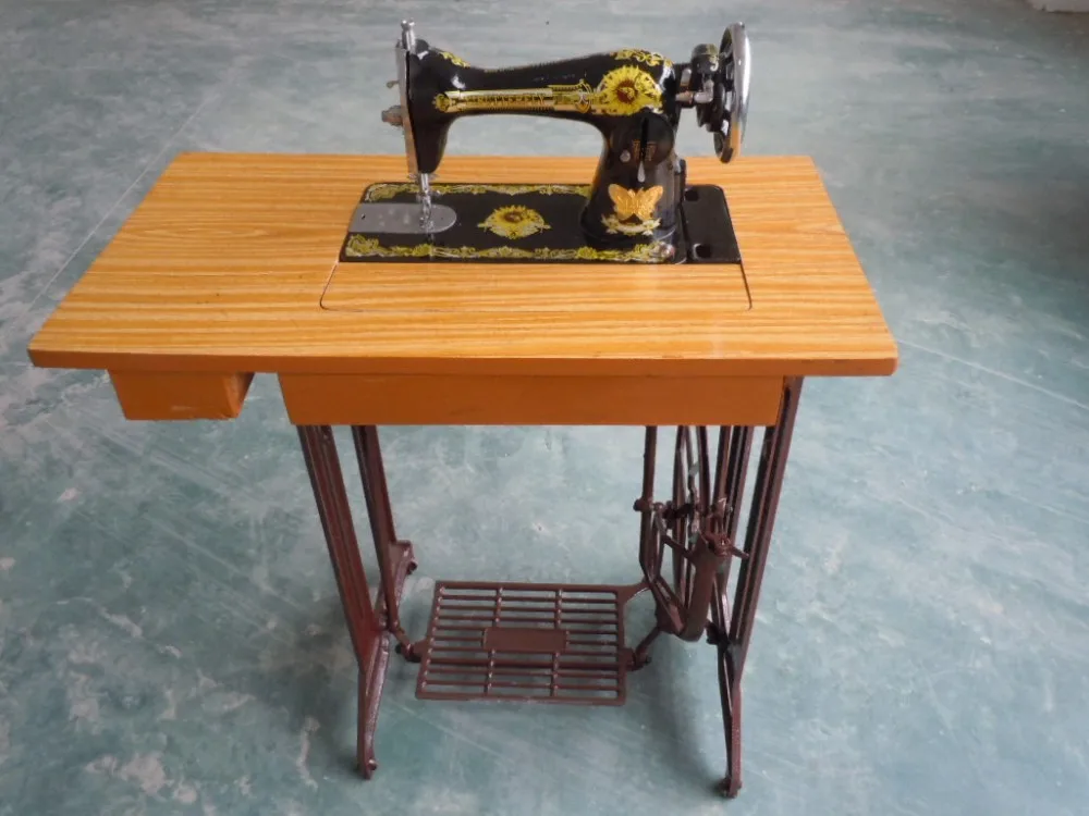 Ja2-1 Sewing Machine,2-drawer Table with Cast Iron Stand