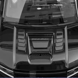 For Equation Leopard 8 Modification Accessories Equation Leopard 8 Front Hood Black Knight Style