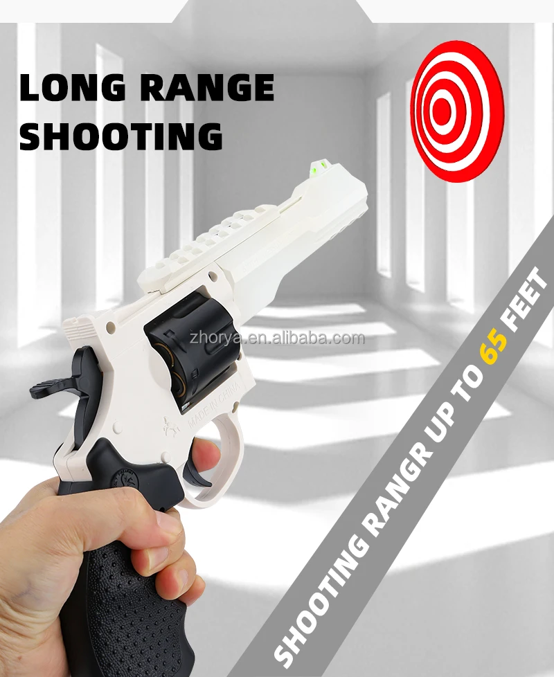 Zhorya Guns Shooting Outdoor Soft Bullet Shell Ejecting Professional