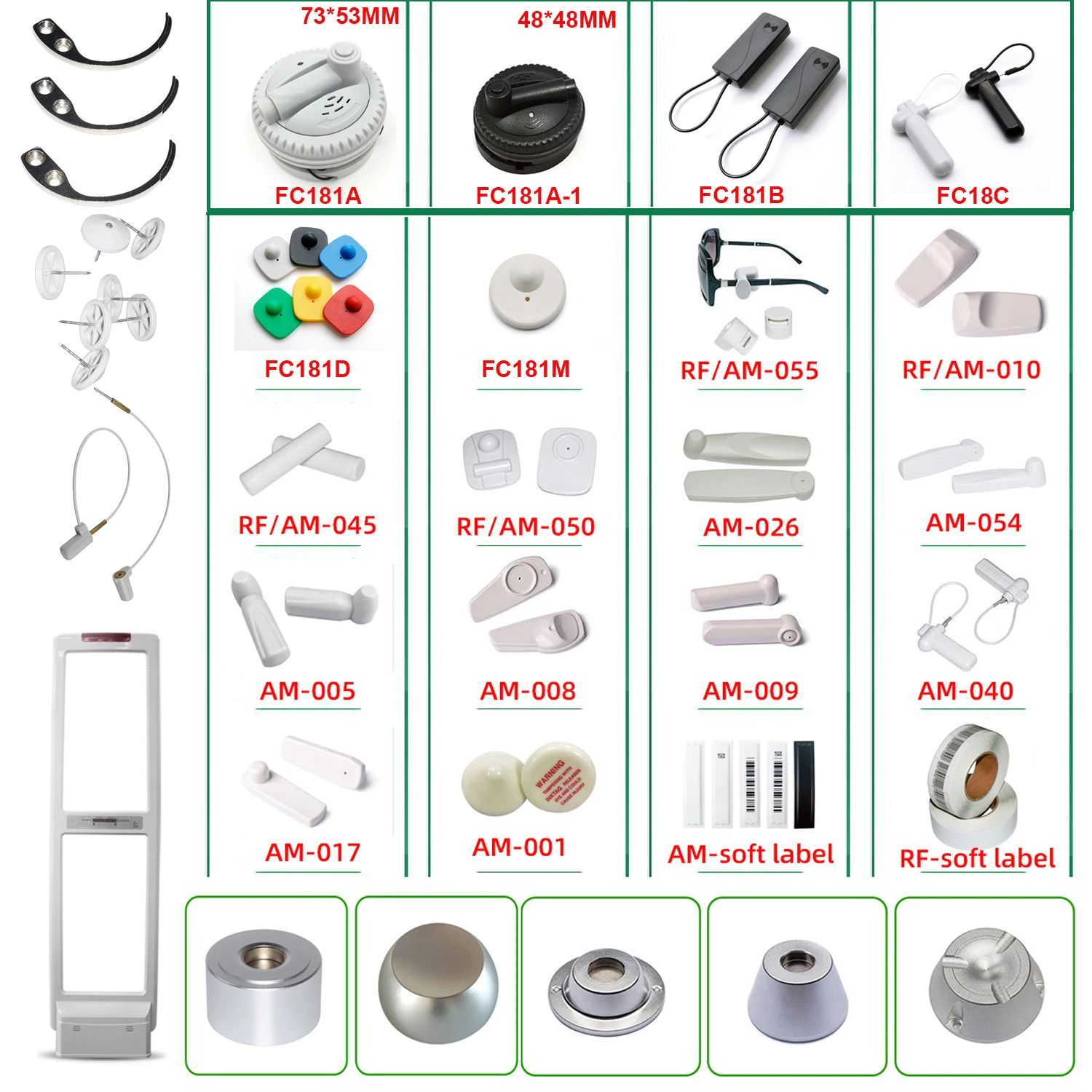 Retail Shop Security RF Soft Label Deactivate EAS System Portable Rfid Tag Handheld Deactivator for Supermarket