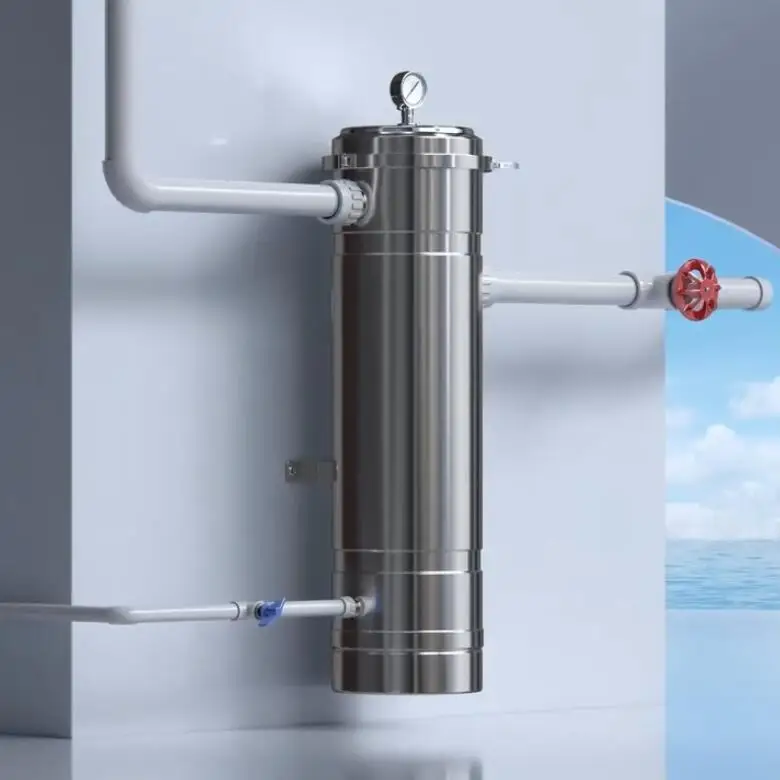 304 Stainless Steel UF Membrane Water Purifier Manual Outdoor Drinking Water Filter Portable for Household Use for RV Garage