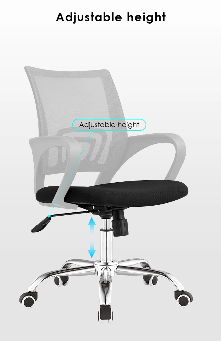 Free Sample Commerical Office Furniture Fabric Cheap Ergonomic Chair