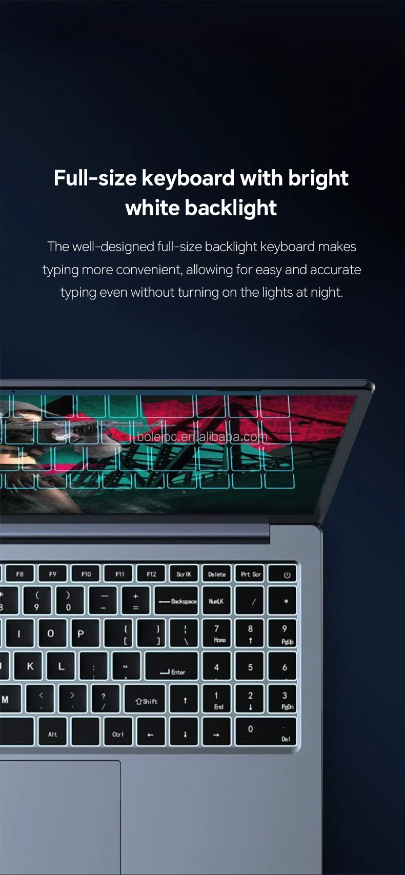 15,6 дюймовый легкий и ультратонкий ноутбук 11th N5095 с высокой памятью 12 Гб ОЗУ 128 ГБ образовательный бизнес-ноутбук OEM дешевый ноутбук