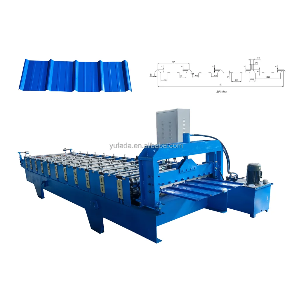 America US Type AG PBR and Rib Roofing Panel Steel Roll Forming Machine