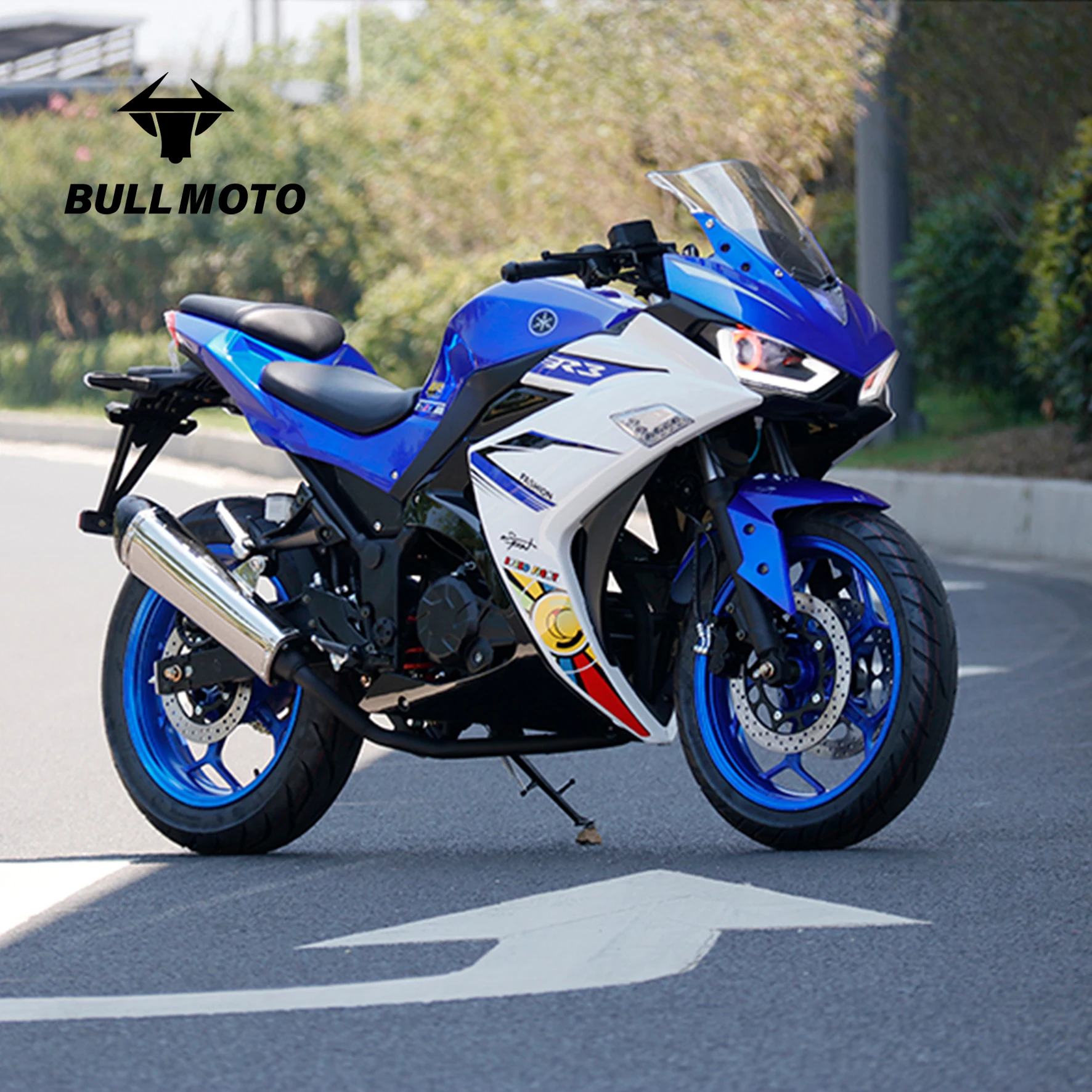 Ninja R3 Classic Retro Racing Sport Scooter 200cc-400cc Mini Moto Streetbike Diesel Motor Cycle for Adventure Motorcycle