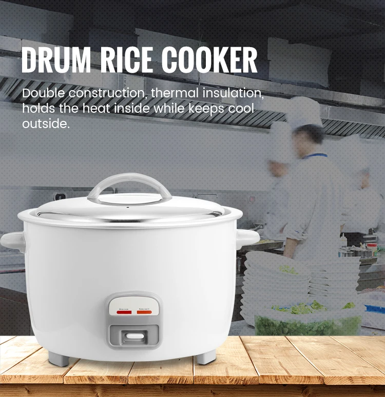 Professionnel Kitchen Appliances Extra Large Commercial Drum Rice