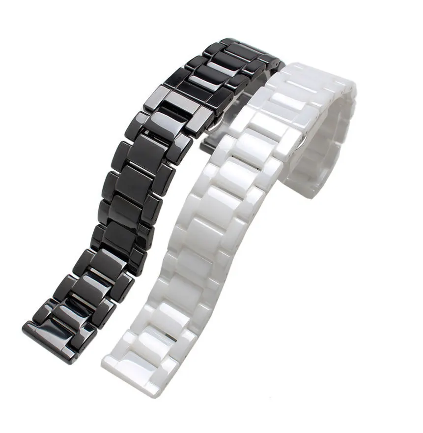 Kai Tian 22mm Cinturino Orologio Acciaio Inossidabile Fascia Polso Watch Band Chiusura Distribuzione Guarda Braccialetti Per Donne Uomini Argento