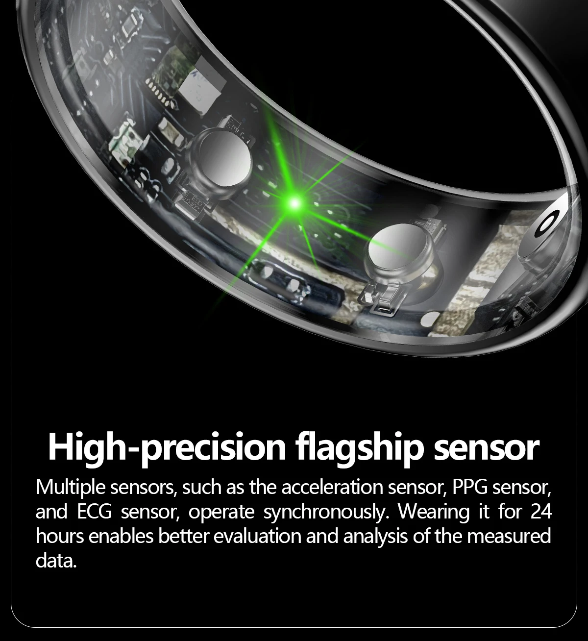 Chinese factory supplier supply  Sanvnet Q520 2025 Smart Fitness Tracker Ring Alloy Case 5atm Waterproof App Control Heart Rate Sleep Monitor Ink Screen Display - Buy Sleep Monitoring Smart Ring