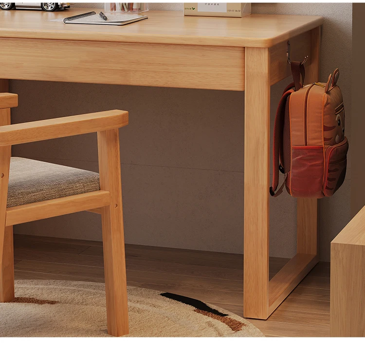 Antique Style Solid Oak Wood Laptop Desk - Perfect for Home Office